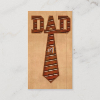 number 1 dad business card