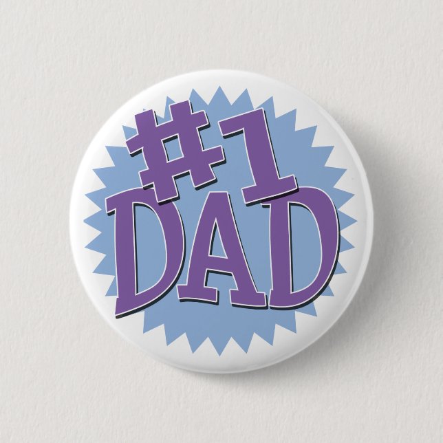 Number 1 Dad Button (Front)