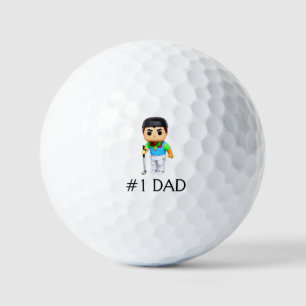 Number 1 Dad Golf Balls