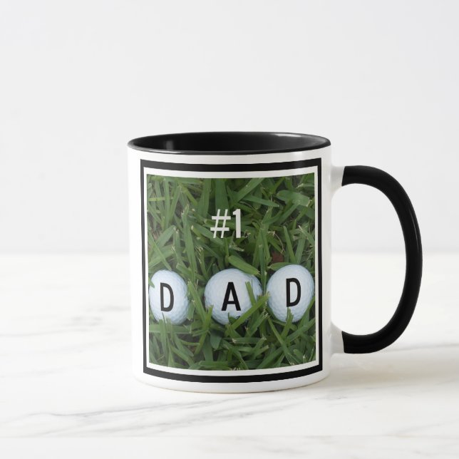 Number 1 Dad Golf Mug (Right)