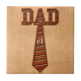 number 1 dad tile