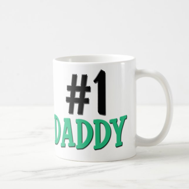 Number 1 Daddy Coffee Mug (Right)