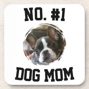 Number 1 Dog Mum Mum Pet Lovers Coaster