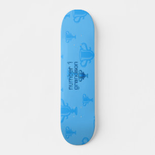 Number 1 Grandson Skateboard