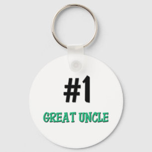 Number 1 Great Uncle Key Ring