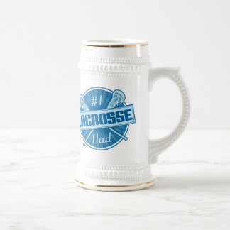 Number 1 Lacrosse Dad Beer Stein