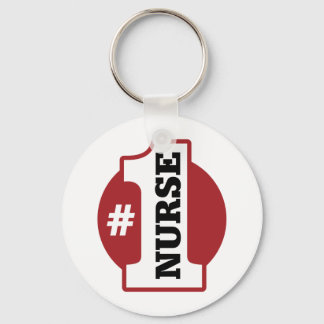 Number 1 Nurse Key Ring