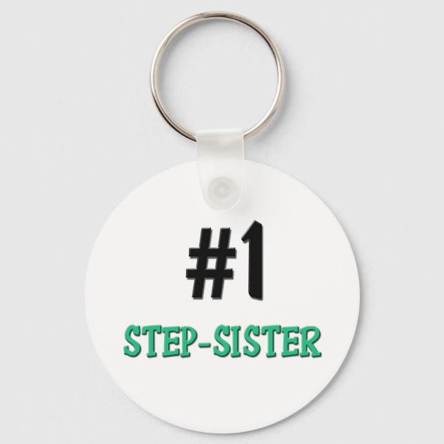 Number 1 Step-Sister Key Ring (Front)