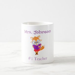 Number 1 Teacher Personalise Coffee Mug
