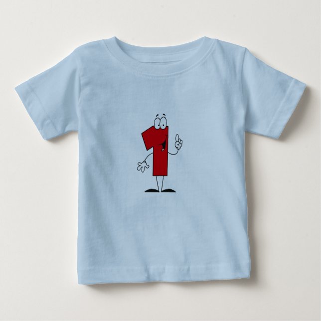 Number 1st Birthday T shirts and Gifts (Front)