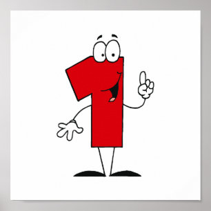 Number 1st Birthday T shirts and Gifts Poster