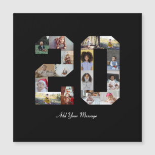 Number 20 Photo Collage