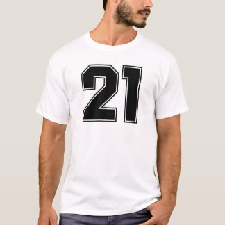 Number 21 frontside print T-Shirt