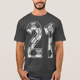 Number 21 Jersey 21 Mum Player Fan T-Shirt