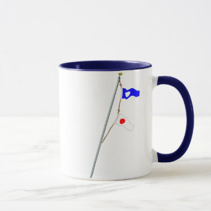 Number 21 Nautical Signal Flag Hoist Mug