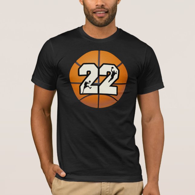Number 22 Basketball T-Shirt (Front)