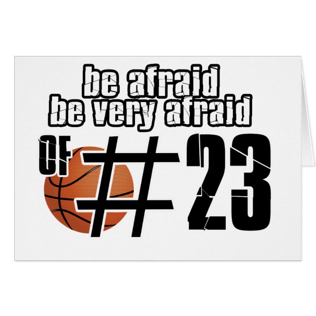 Number 23 Basketball designs (Front Horizontal)