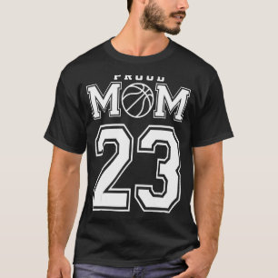Number 23 Custom Proud Basketball Mum Personalised T-Shirt