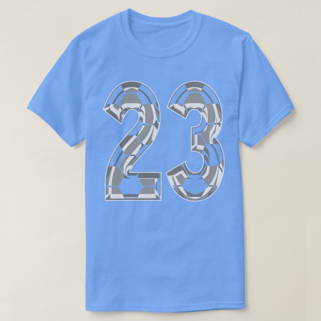Number 23 Jersey 23 Mum Player Fan 1 T-Shirt (Design Front)