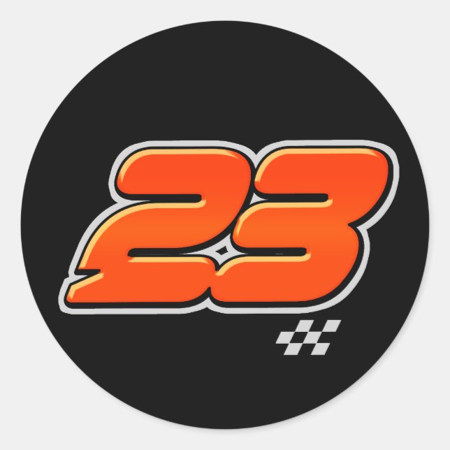 Number 23 - Sticker (Front)