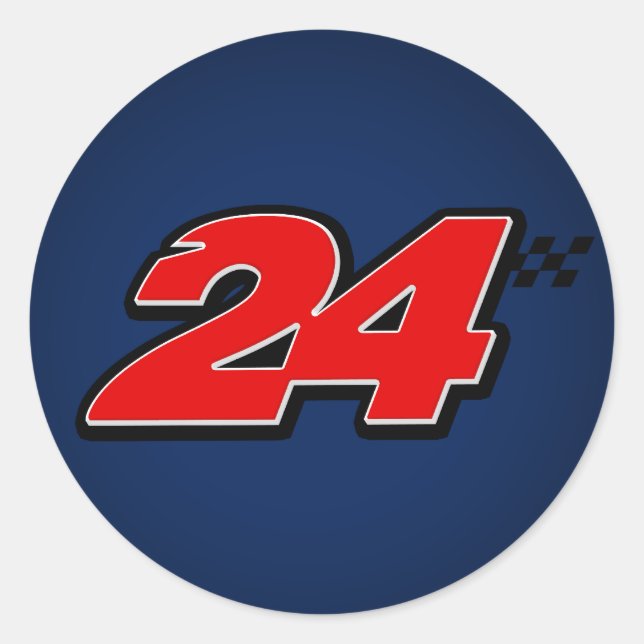 Number 24 - Sticker (Front)
