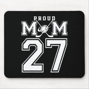 Number 27 Custom Proud Hockey Mum Personalised For Mouse Pad