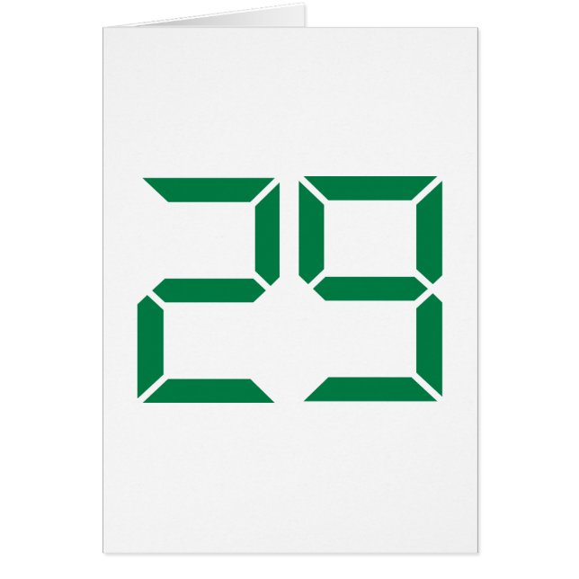 Number - 29 (Front)