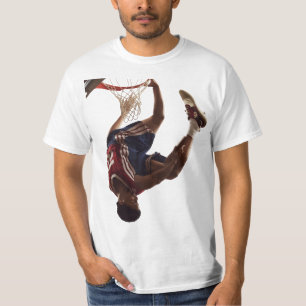 Number 2 Basketball Dunk From Below Artistic Sport T-Shirt
