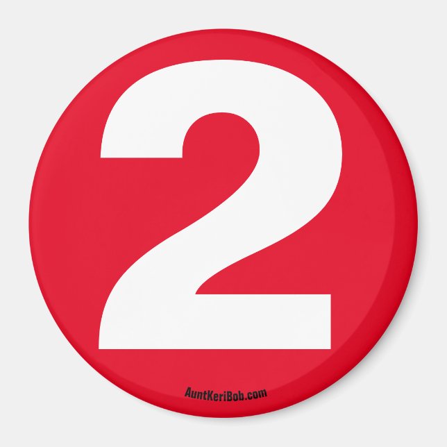 Number 2 magnet (Front)