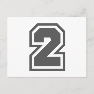 Number 2 postcard