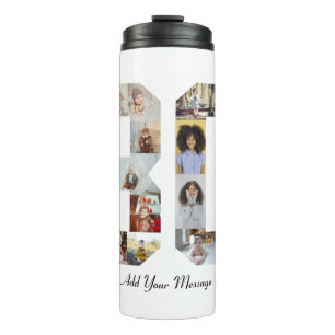 Number 30 Photo Collage Thermal Tumbler