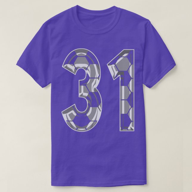 Number 31 Jersey 31 Mum Player Fan T-Shirt (Design Front)