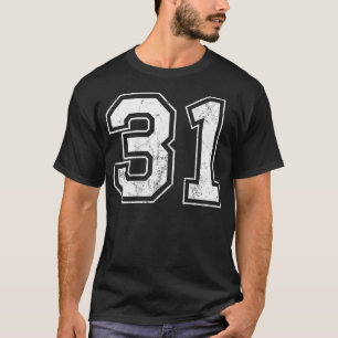 Number 31 On The T-Shirt