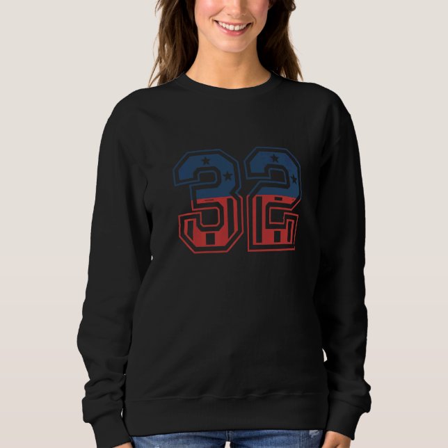 Number 32 USA Sweatshirt (Front)