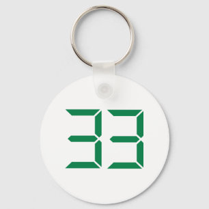 Number – 33 key ring