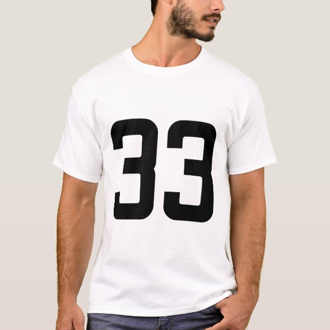 NUMBER 33 T-Shirt (Front)