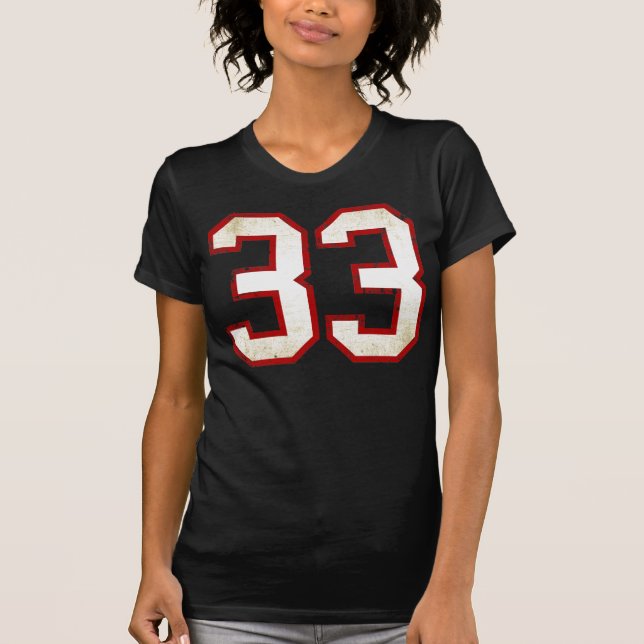 Number 33 T-Shirt (Front)