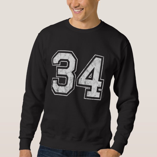 Number 34 sweatshirt (Front)