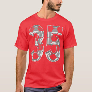 Number 35 Jersey 35 Mum Player Fan T-Shirt