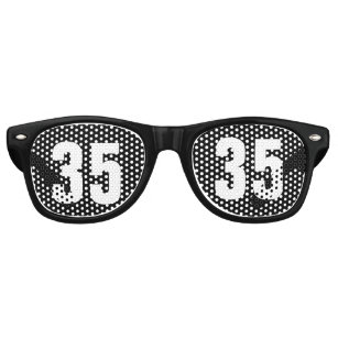 Number 35 retro sunglasses