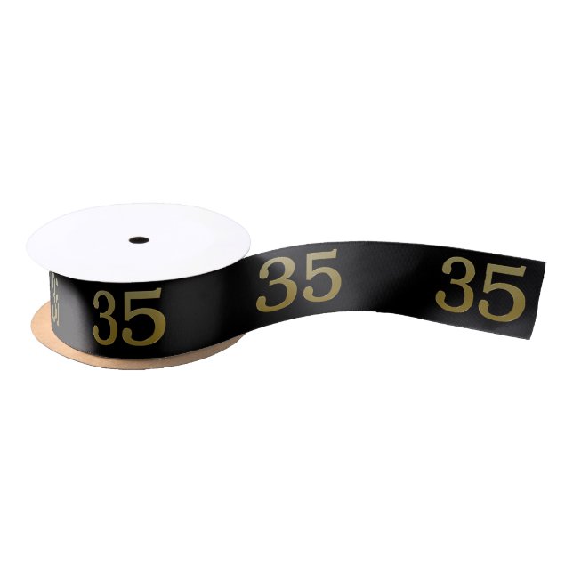 Number 35 Satin Ribbon (Spool)
