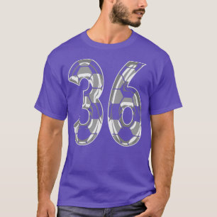 Number 36 Jersey 36 Mum Player Fan 1 T-Shirt