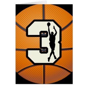 Number 3 Basketball and Players