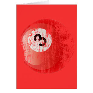 NUMBER 3 BILLIARDS BALL - ERODED AND AGED STYLE