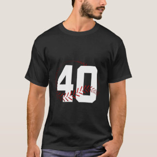 NUMBER 40 YEARS BASEBALL 40TH BIRTHDAY T-Shirt
