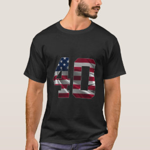 NUMBER 40 YEARS OLD USA 40TH BIRTHDAY T-Shirt