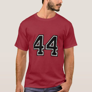Number 44 Varsity Sports Jersey | 44th Birthday T-Shirt