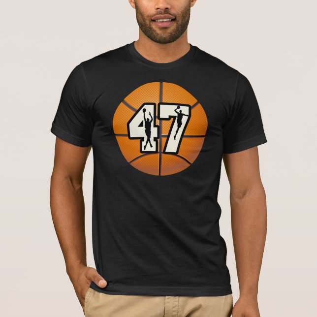 Number 47 Basketball T-Shirt (Front)