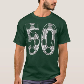 Number 50 Jersey 50 Mum Player Fan 1 T-Shirt