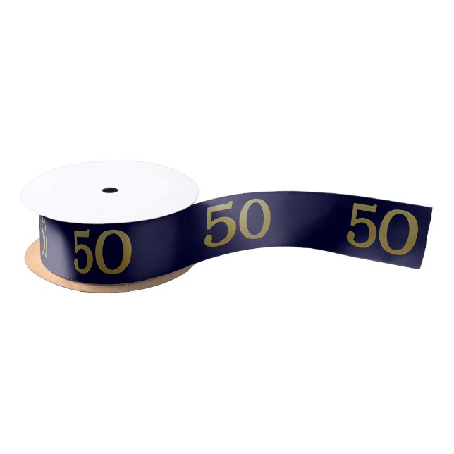 Number 50 Satin Ribbon (Spool)